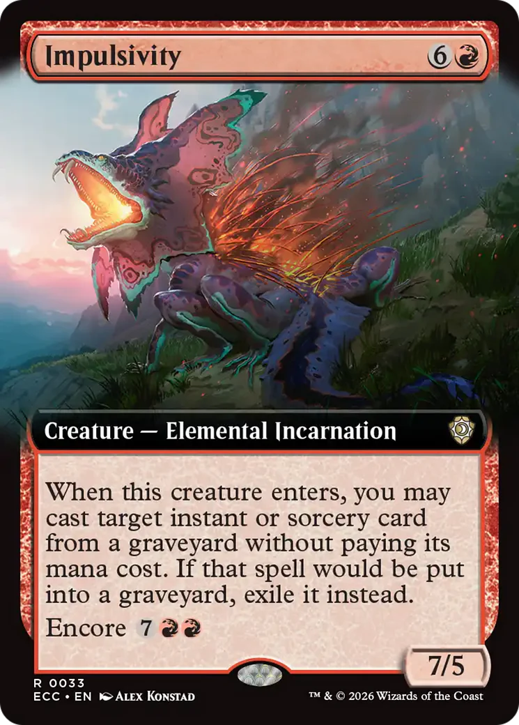 Impulsivity - Extended Art (ECC)