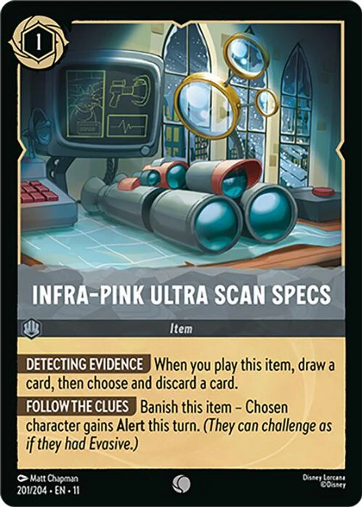 Infra-Pink Ultra Scan Specs - 201/204 - Common