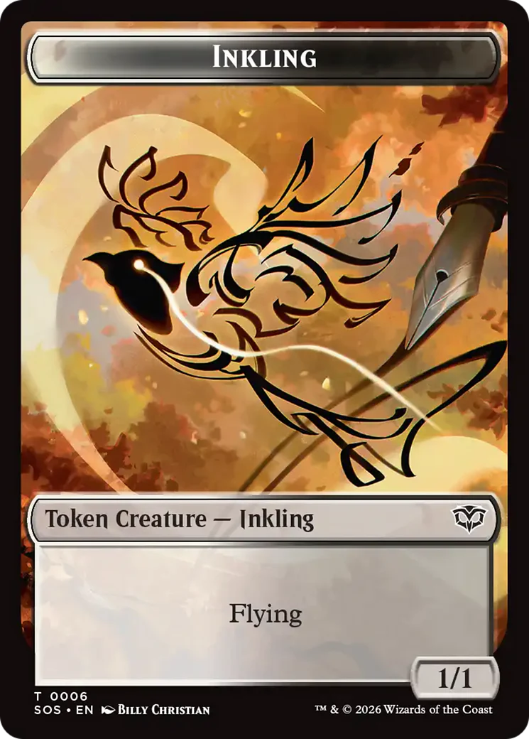 Inkling (006) // Spirit (010) Token (TSOS)