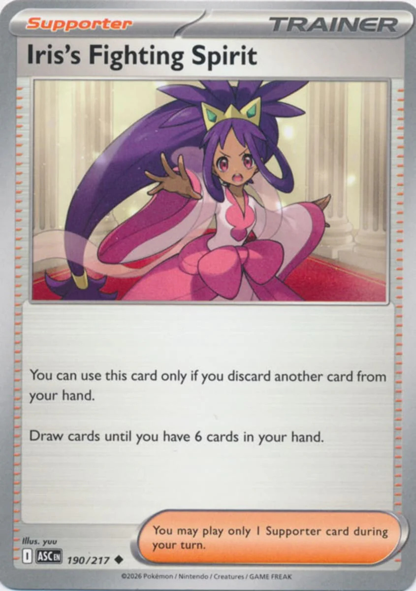 Iris's Fighting Spirit - 190/217 - Uncommon