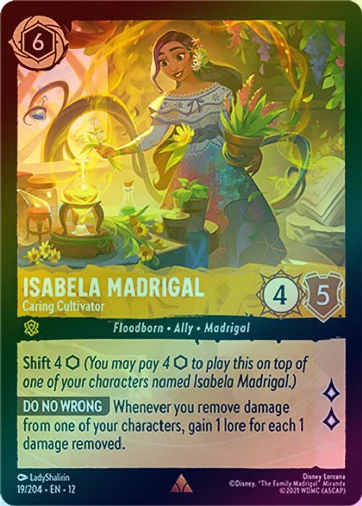 Isabela Madrigal (Caring Cultivator) - 19/204 - Rare (Foil)