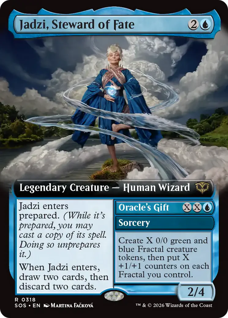 Jadzi, Steward of Fate // Oracle's Gift - Extended Art (SOS)