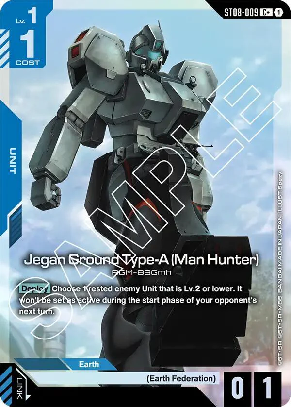 Jegan Ground Type-A (Man Hunter) (C+) (Alternate Art) - ST08-009 - Common+