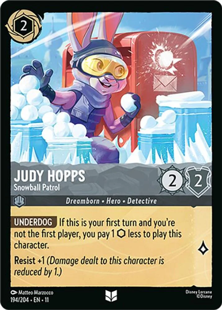 Judy Hopps (Snowball Patrol) - 194/204 - Uncommon
