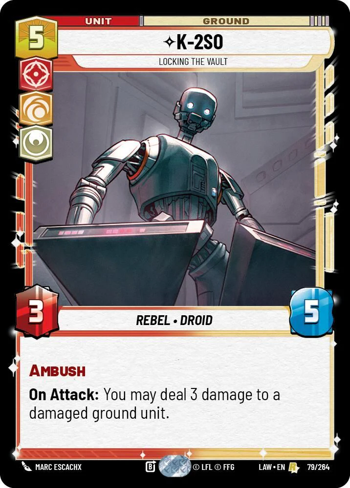 K-2S0 - Locking the Vault - 79/264 - Rare