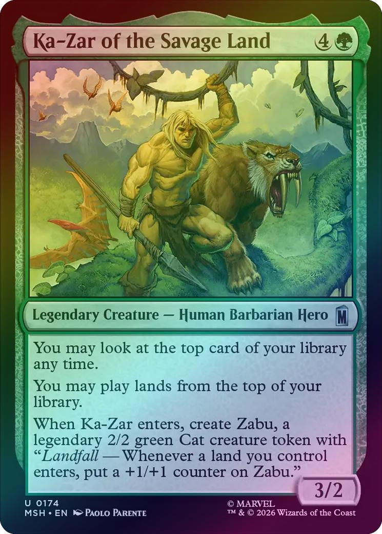 Ka-Zar of the Savage Land (Foil) (MSH)
