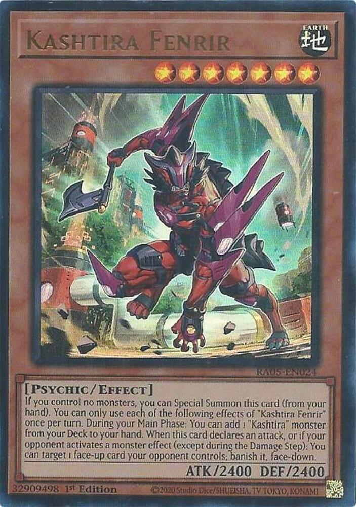 Kashtira Fenrir (Ultra Rare) - RA05-EN024 - Ultra Rare - 1st Edition