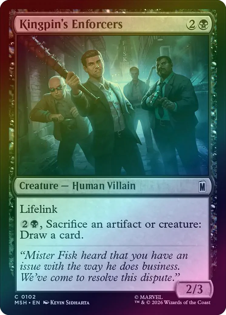Kingpin's Enforcers (Foil) (MSH)
