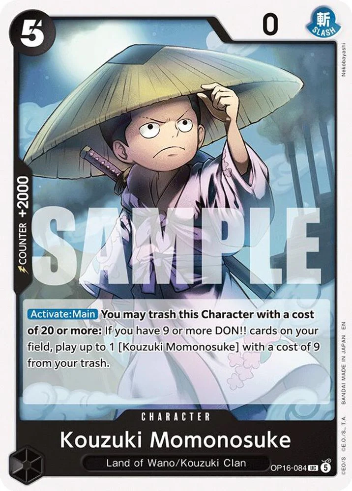 Kouzuki Momonosuke (084) - OP16-084 - Uncommon