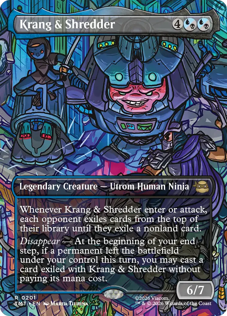 Krang & Shredder - Borderless Scene (TMT)