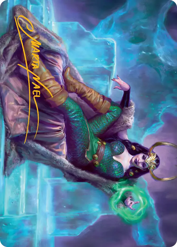 Lady Loki, Agent of Chaos (AMSH) - Gold Stamped Art Card