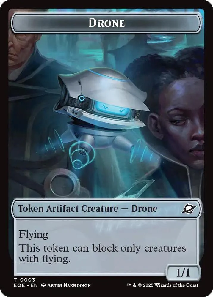 Lander // Drone Token (Foil) (TEOE) - Image 2