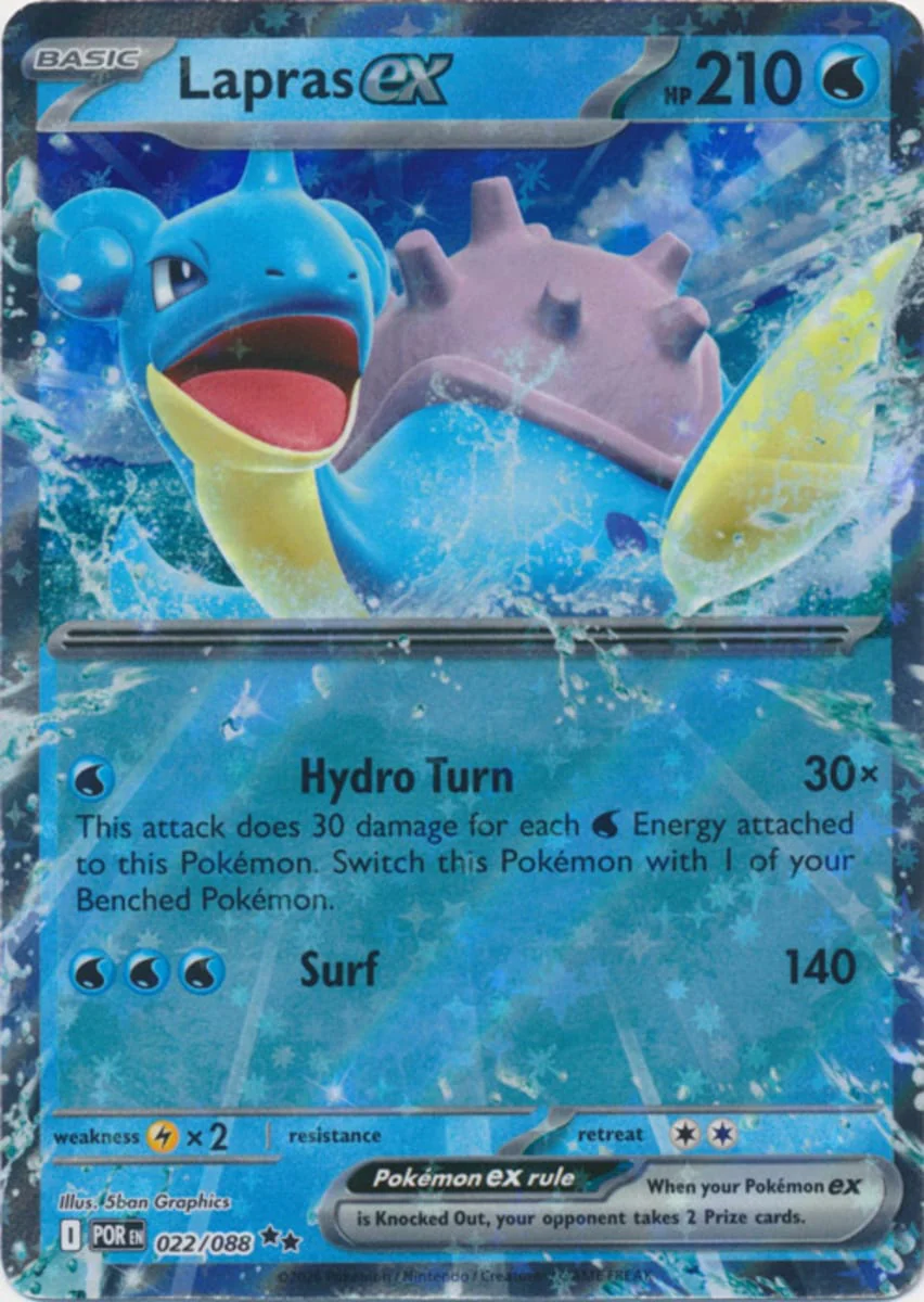 Lapras ex - 022/088 - Double Rare