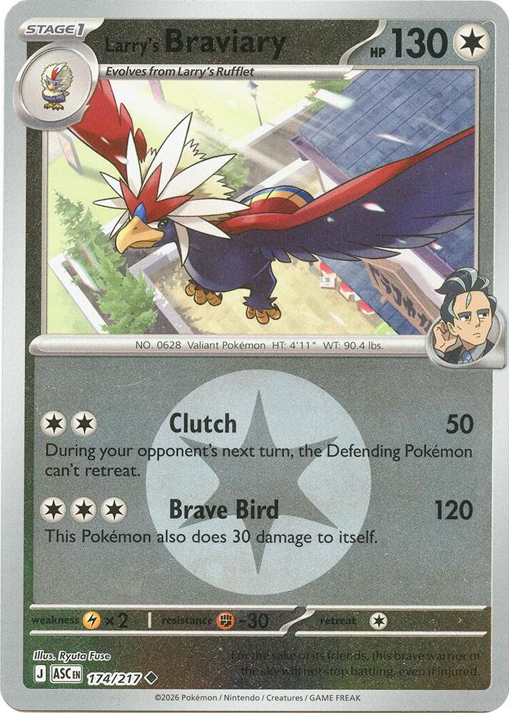 Larry's Braviary (Energy Symbol Pattern) - 174/217 - Uncommon