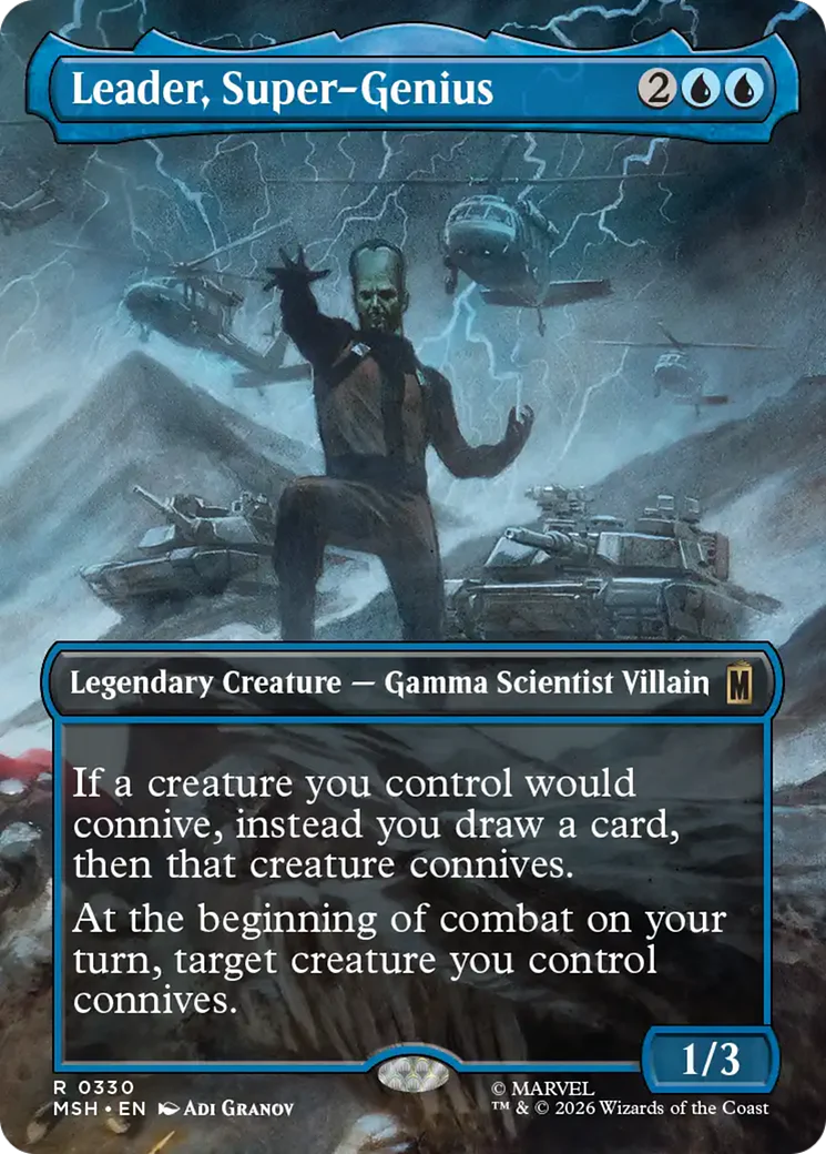Leader, Super-Genius - Borderless Scene (MSH)