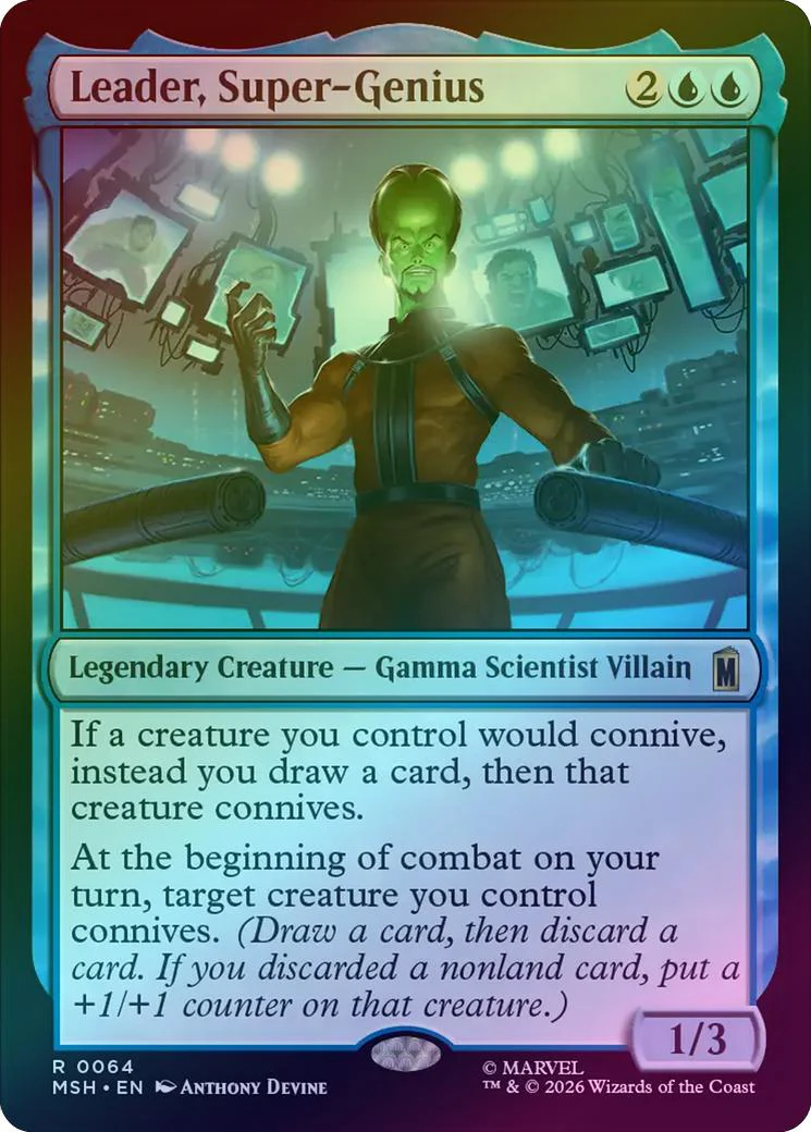 Leader, Super-Genius (Foil) (MSH)