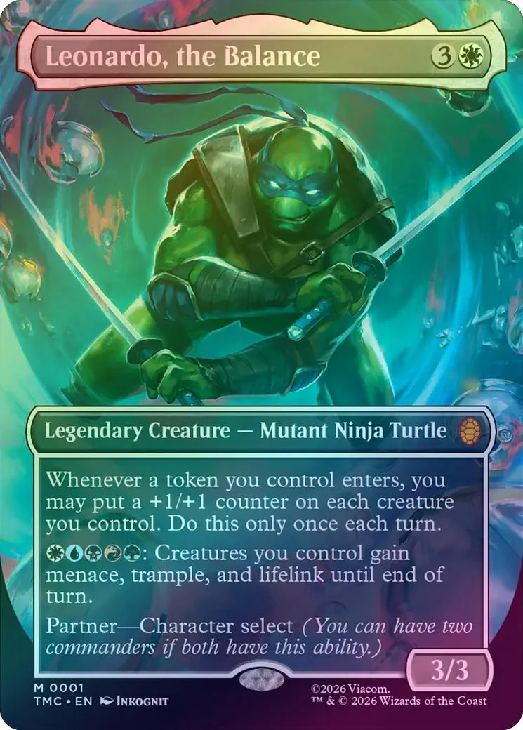 Leonardo, the Balance - Borderless (Foil) (TMC)