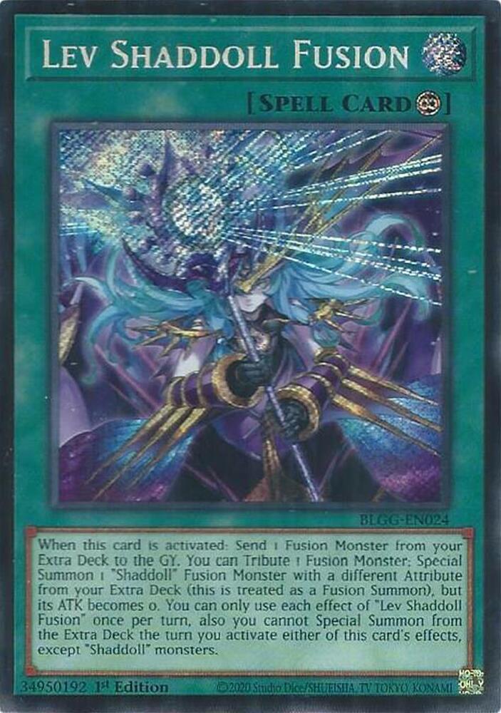 Lev Shaddoll Fusion - BLGG-EN024 - Secret Rare - 1st Edition