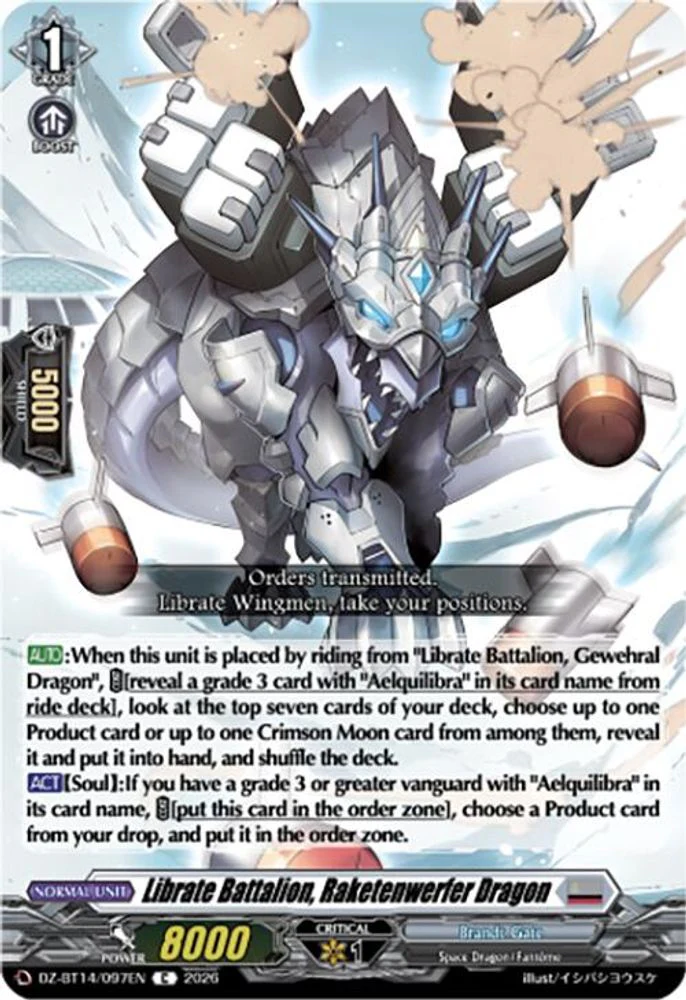 Librate Battalion, Raketenwerfer Dragon - DZ-BT14/097EN - Common