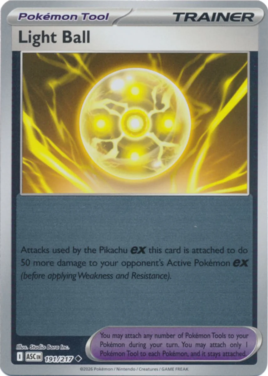 Light Ball - 191/217 - Uncommon - Reverse Holo