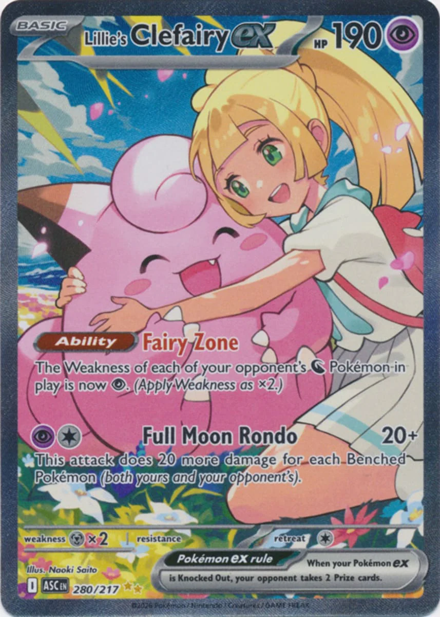 Lillie's Clefairy ex - 280/217 - Special Illustration Rare