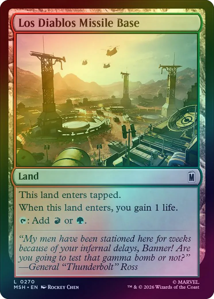 Los Diablos Missile Base (Foil) (MSH)