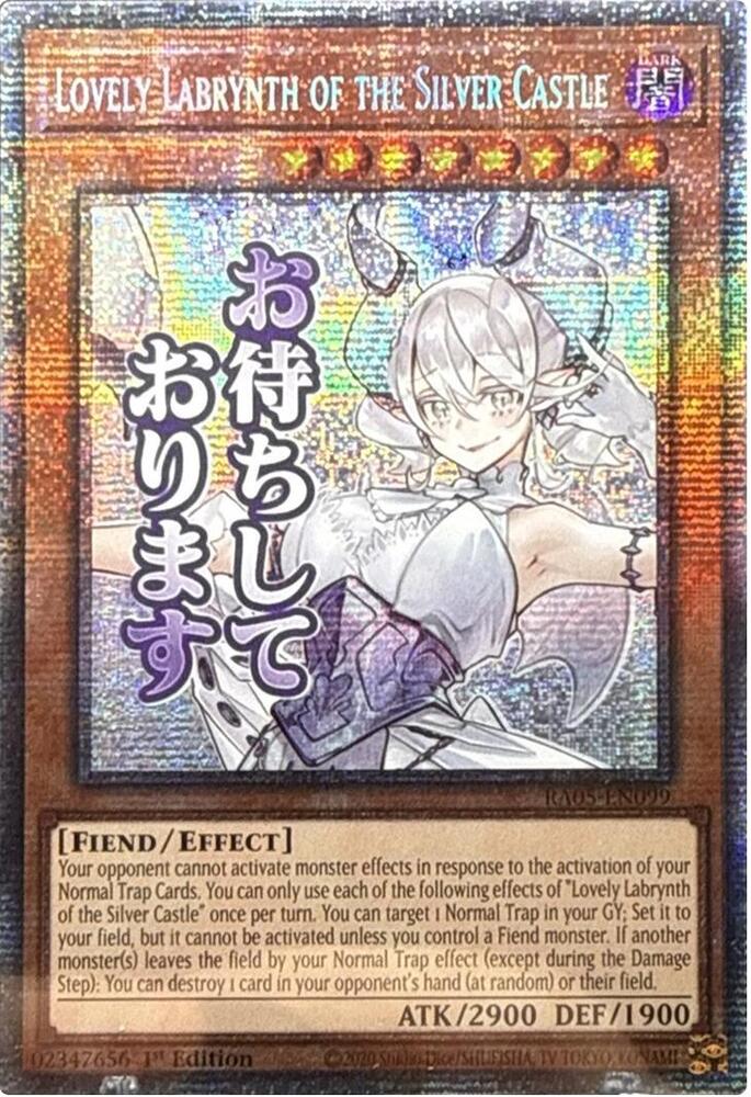 Lovely Labrynth of the Silver Castle - RA05-EN099 - Starlight Rare - 1st Edition