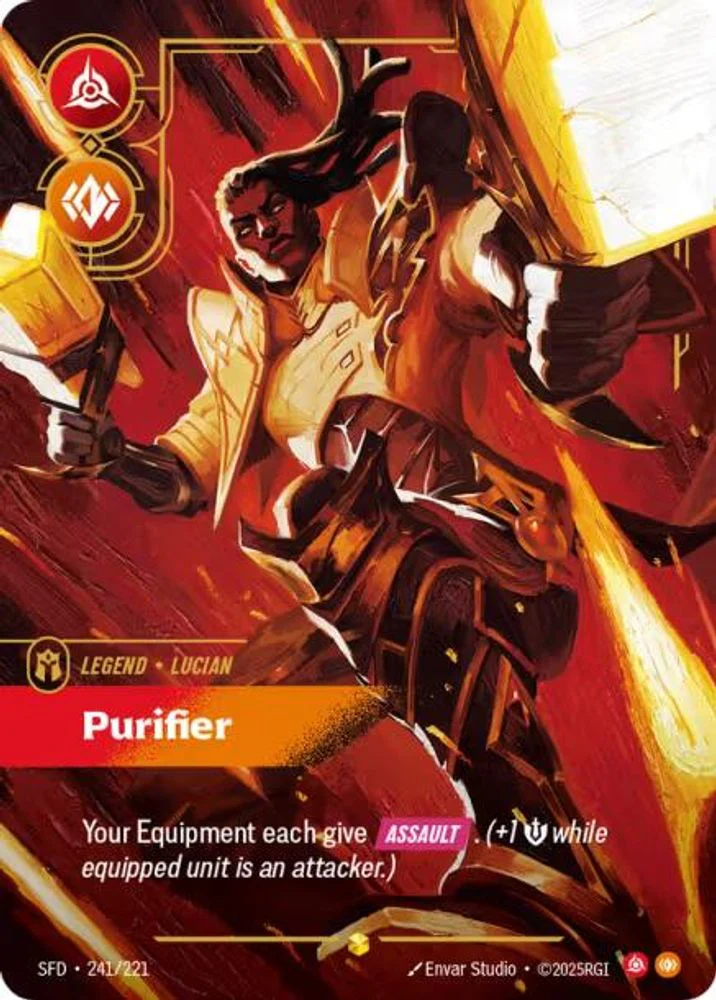 Lucian - Purifier (Overnumbered) - 241/221 - Showcase