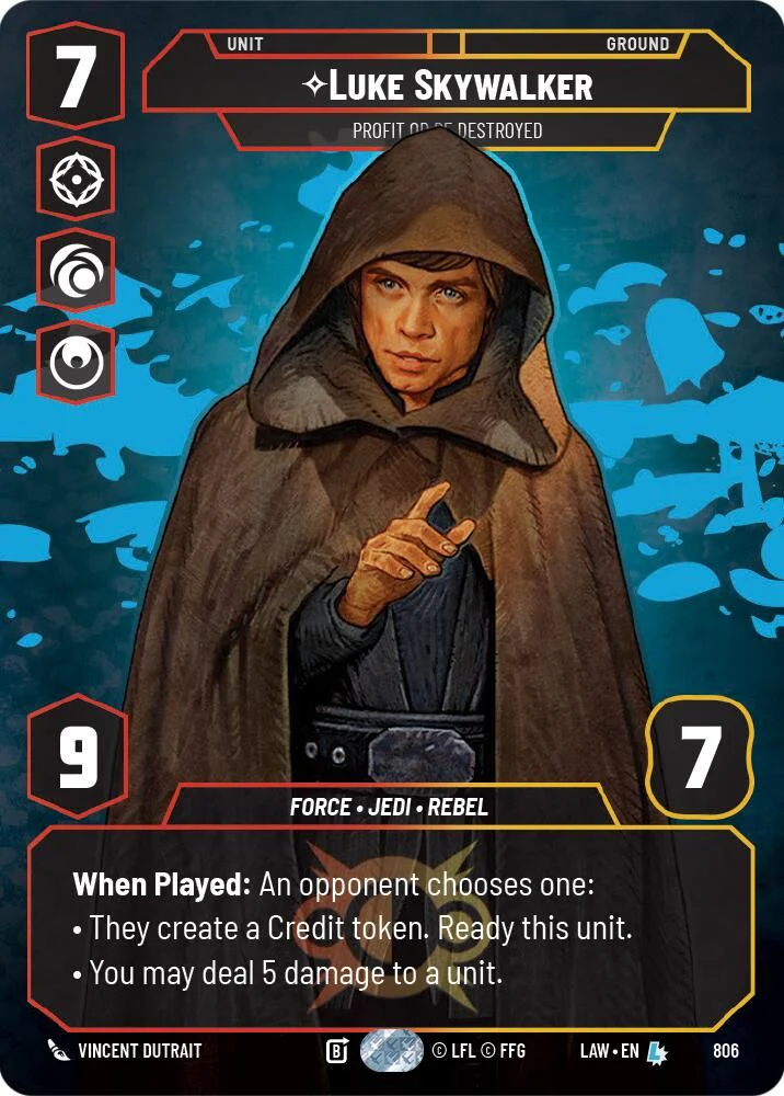 Luke Skywalker - Profit or Be Destroyed (Prestige) - 806 - Legendary