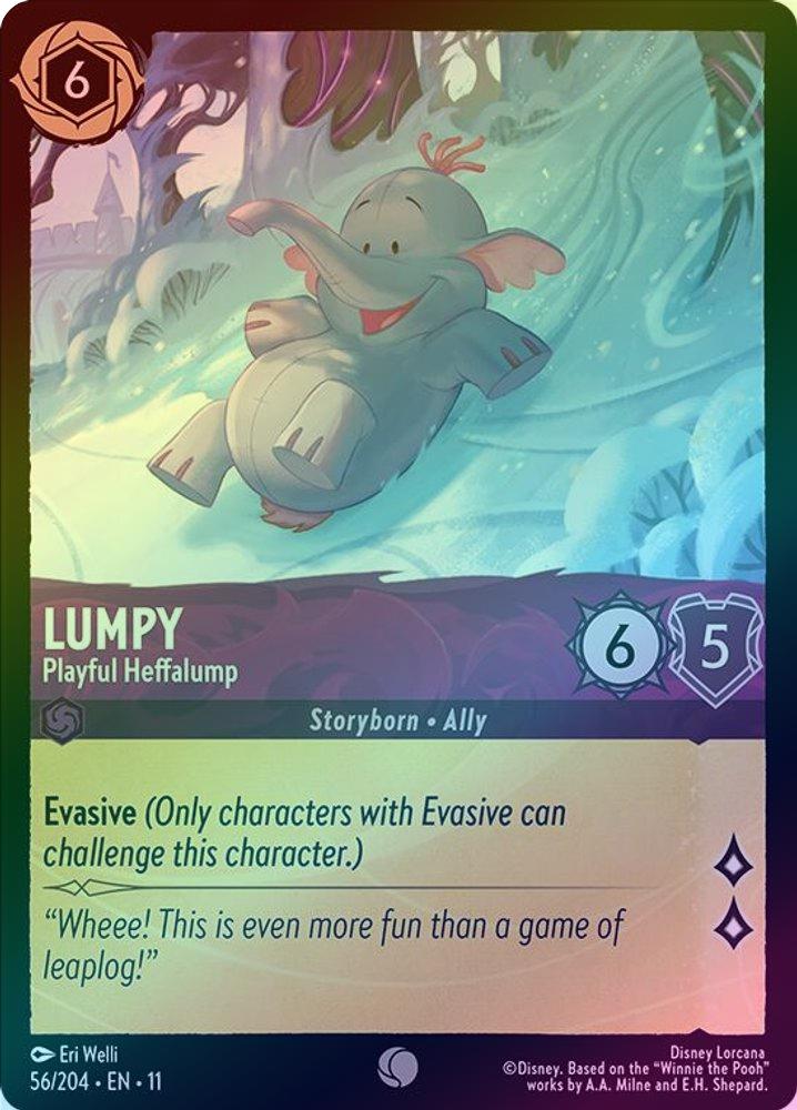 Lumpy (Playful Heffalump) - 56/204 - Common (Foil)