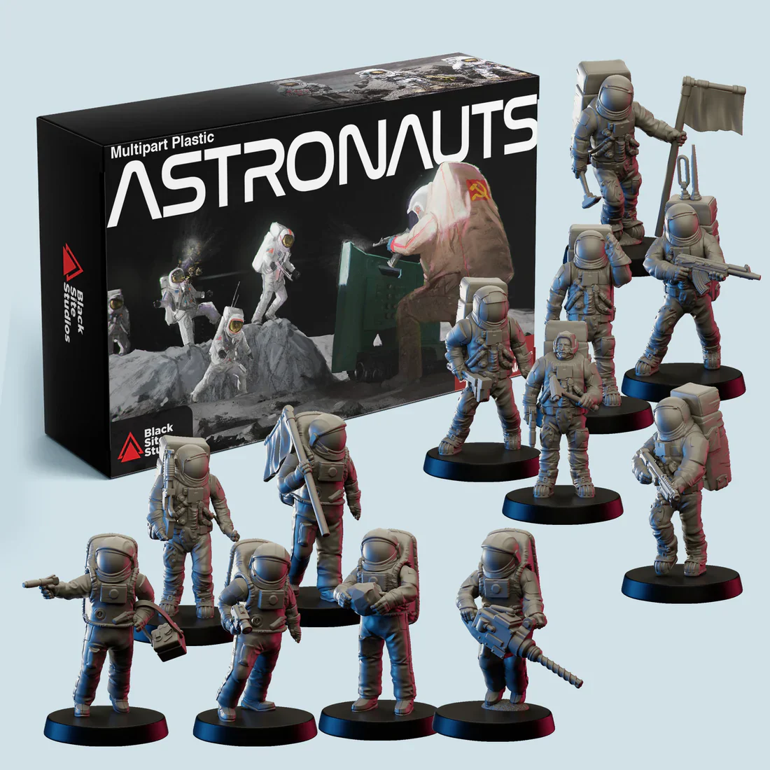 Lunar: Brutal Combat on Earth's Moon - Multipart Plastic Astronauts