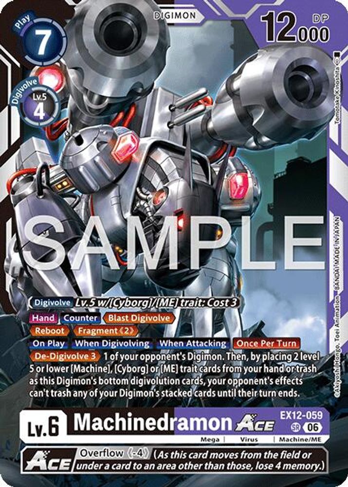 Machinedramon ACE - EX12-059 - Super Rare