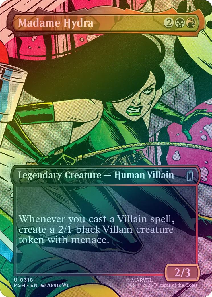 Madame Hydra - Borderless Scene (Foil) (MSH)