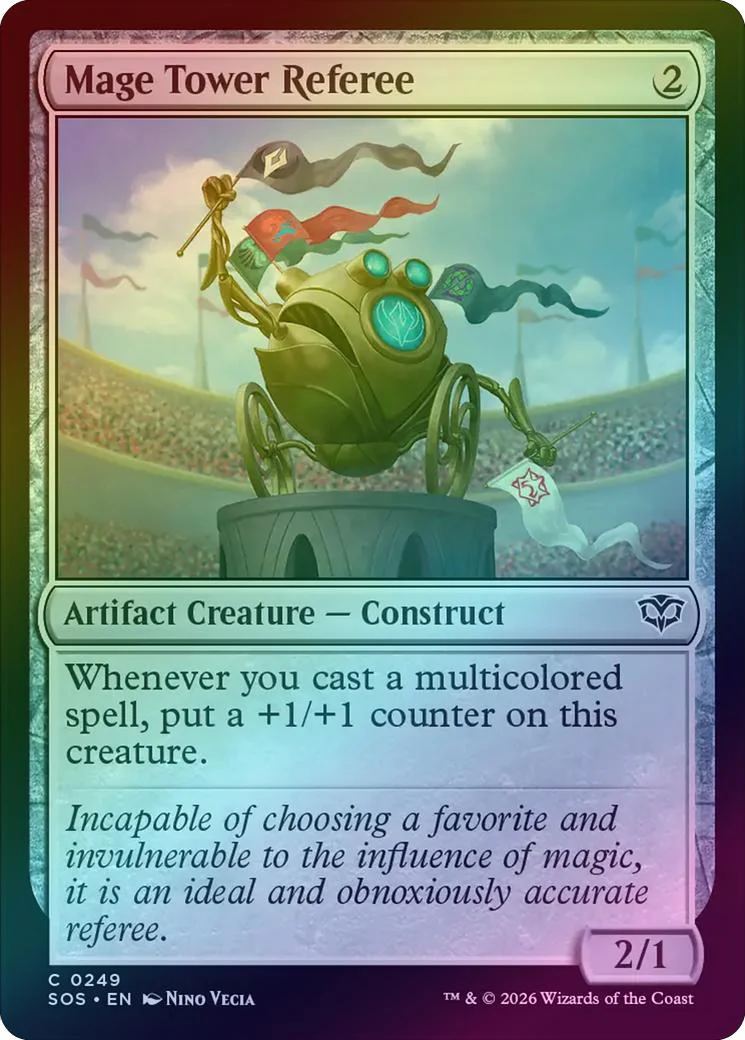 Mage Tower Referee (Foil) (SOS)