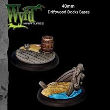 Malifaux - Driftwood Docks 40mm Bases 2-Pack Blister [WYR00039] **