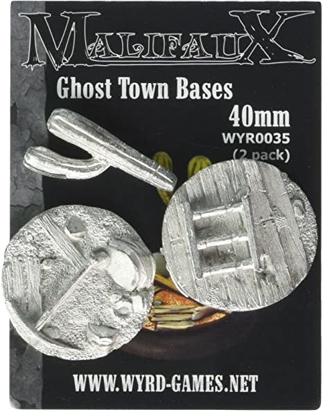 Malifaux - Ghost Town 40mm Bases 2-Pack Blister [WYR0035] **