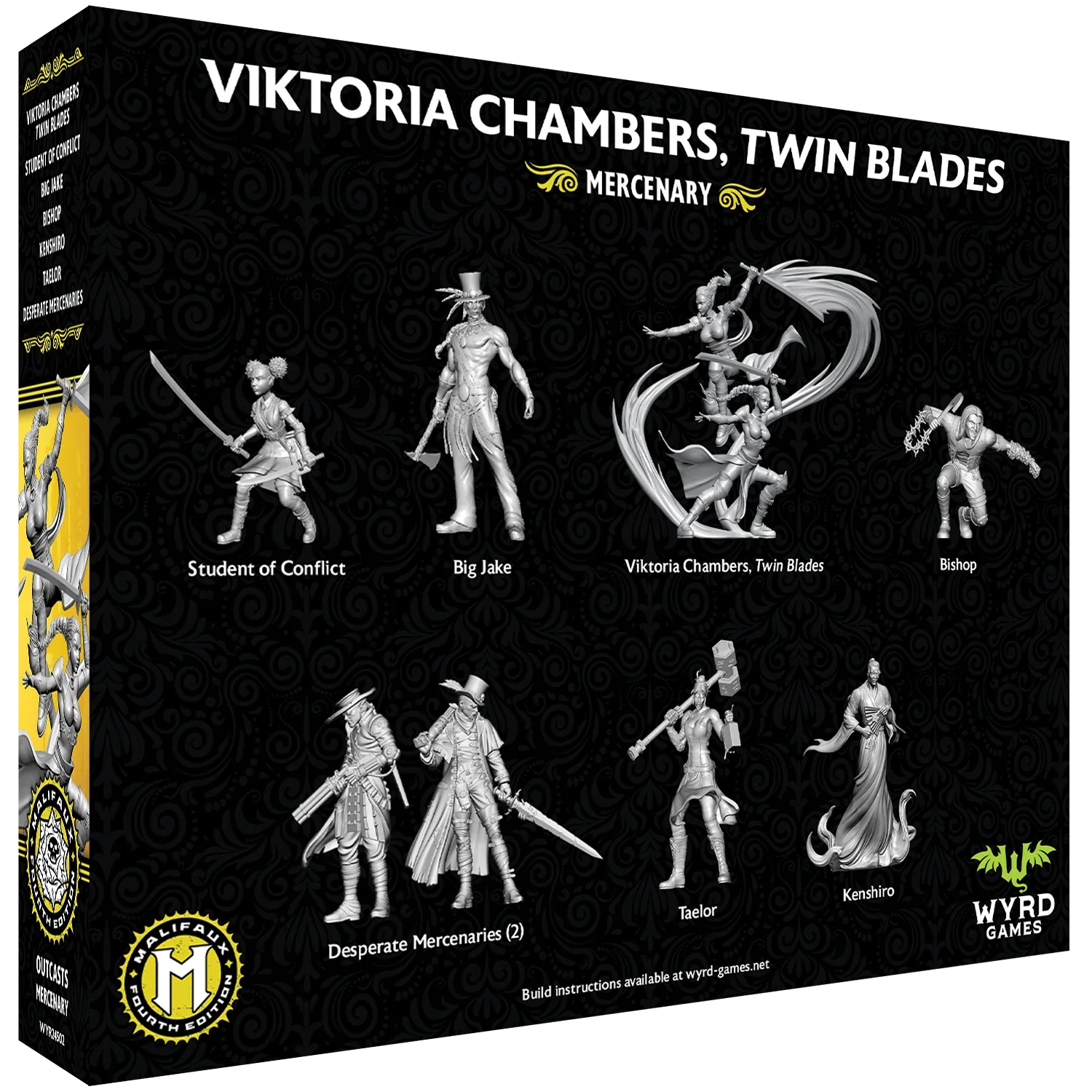 Malifaux - Outcasts - Viktoria Chambers, Twin Blades [WYR24502] - Image 2
