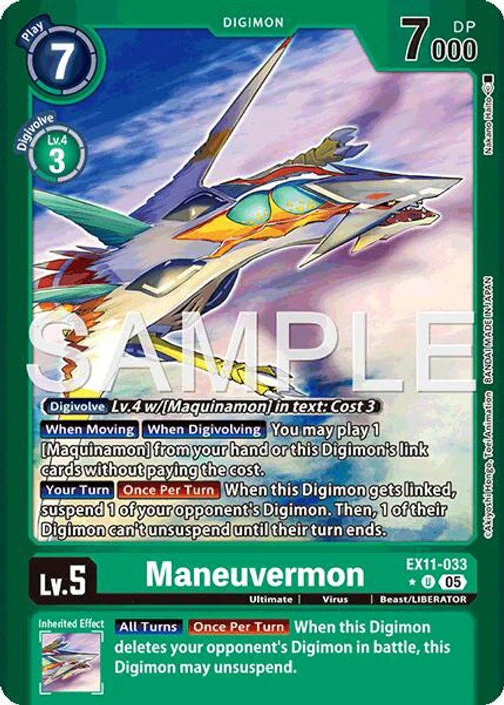 Maneuvermon (Limited Foil) - EX11-033 - Uncommon