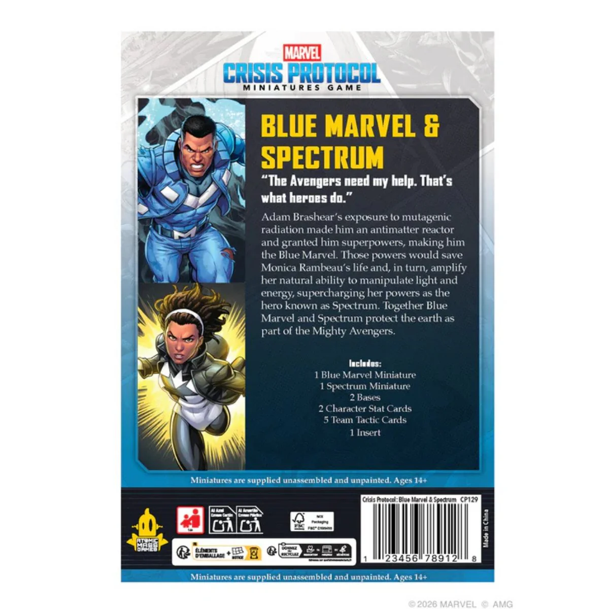Marvel: Crisis Protocol - Blue Marvel & Spectrum [CP129] - Image 2
