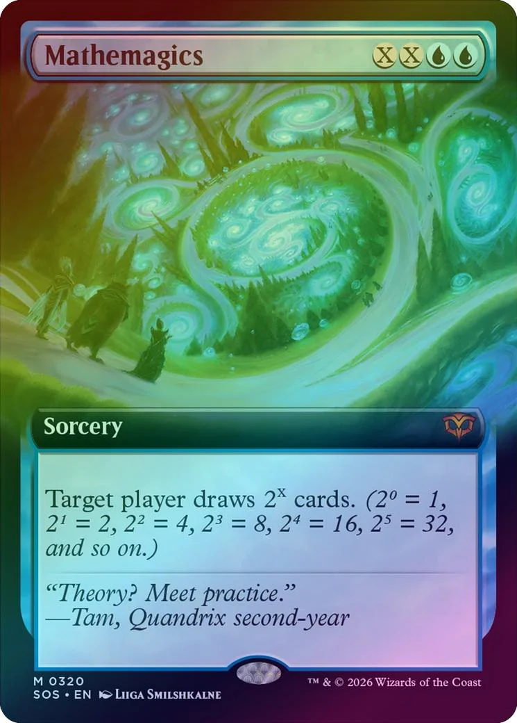 Mathemagics - Extended Art (Foil) (SOS)