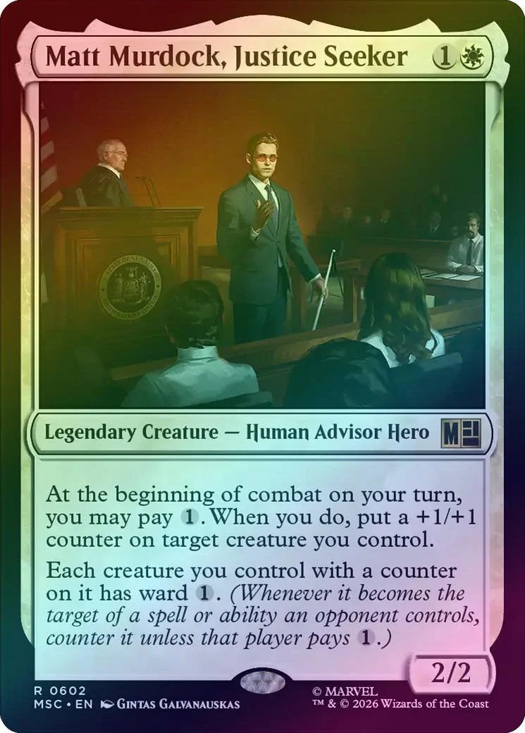 Matt Murdock, Justice Seeker (Foil) (MSC)