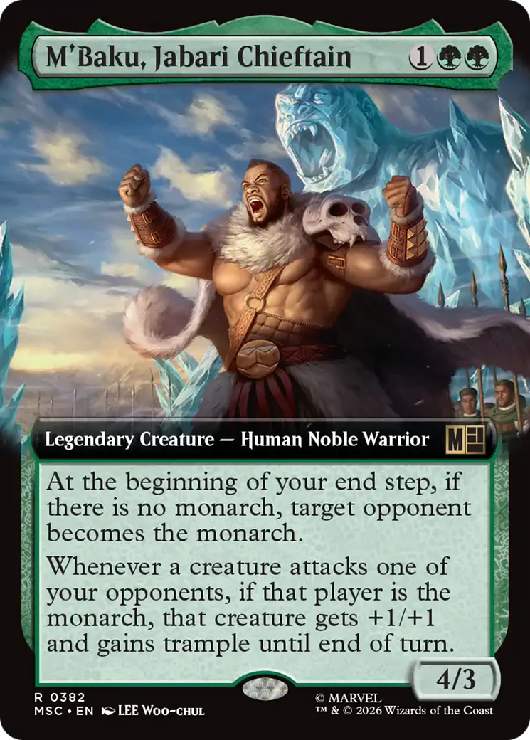M'Baku, Jabari Chieftain - Extended Art (MSC)