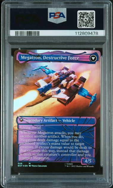 Megatron, Tyrant // Megatron, Destructive Force - Transformers - Shattered Glass Foil - PSA Graded 10 112809478 - Image 2