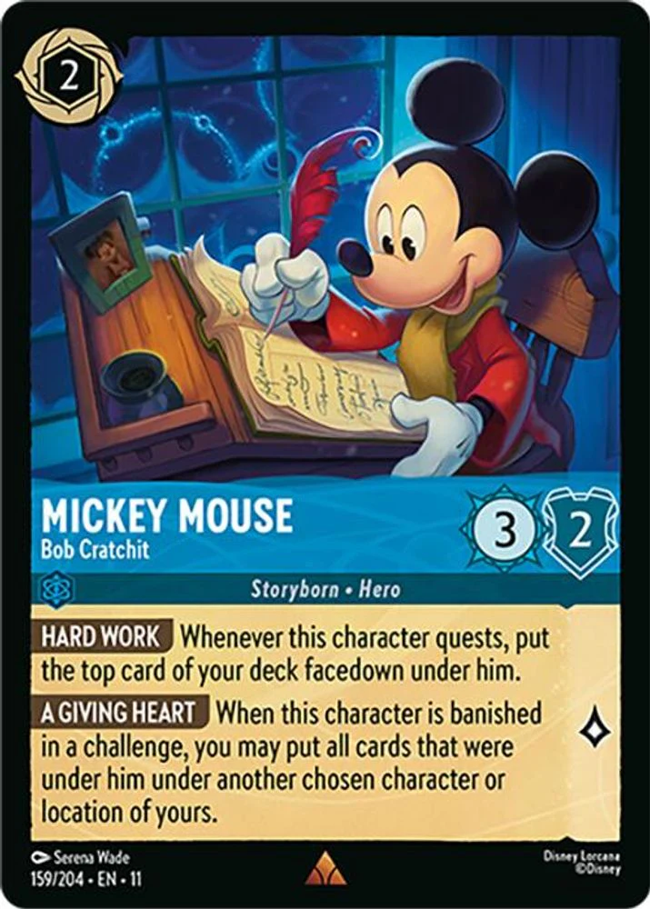 Mickey Mouse (Bob Cratchit) - 159/204 - Rare