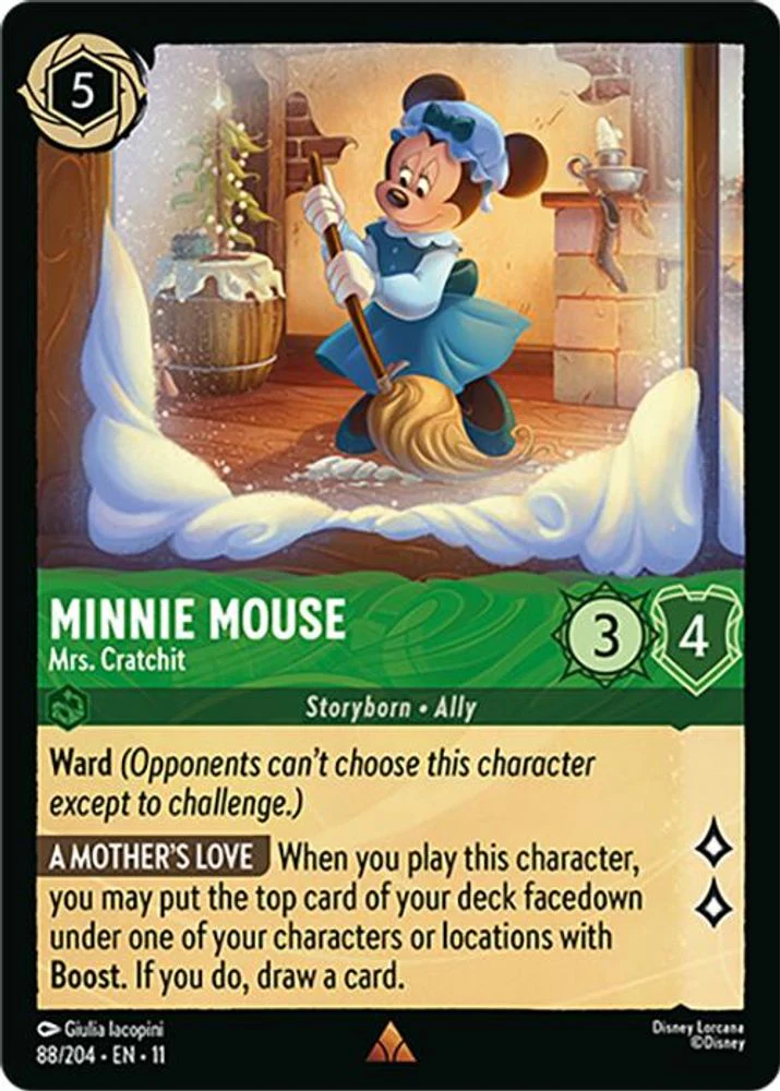 Minnie Mouse (Mrs. Cratchit) - 88/204 - Rare