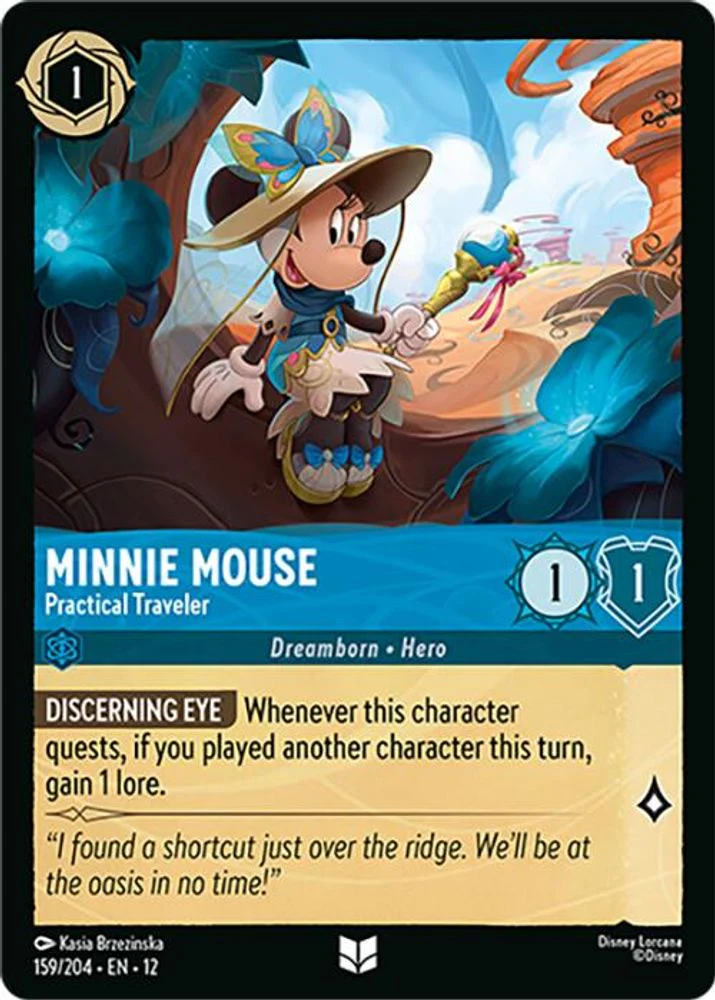 Minnie Mouse (Practical Traveler) - 159/204 - Uncommon