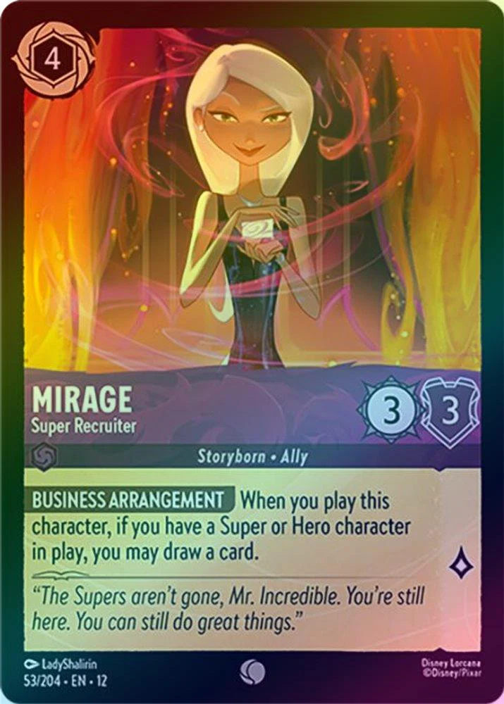 Mirage (Super Recruiter) - 53/204 - Common (Foil)
