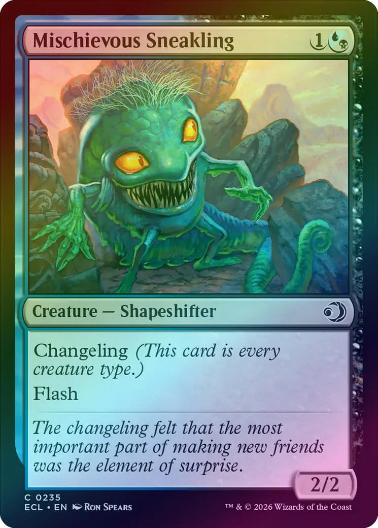 Mischievous Sneakling (Foil) (ECL)