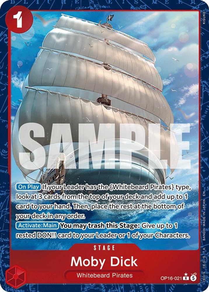 Moby Dick (Alternate Art) - OP16-021 - Rare