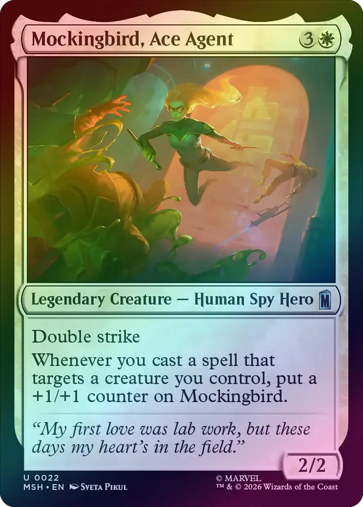 Mockingbird, Ace Agent (Foil) (MSH)